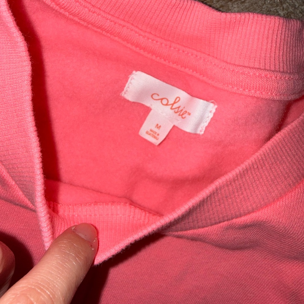 Colsie Pink Lounge Set NWOT - Picture 3 of 3